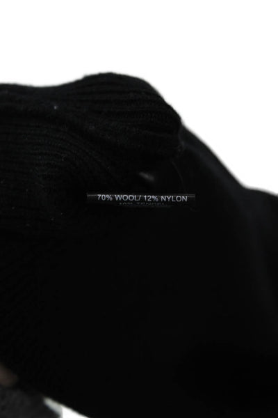Generation Love Unisex Pullover Sweater Black Crystal Wool Cashmere Size S