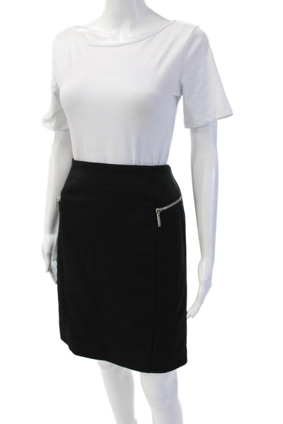 Michael Michael Kors Women Black Straight Pencil Skirt Short Size 12