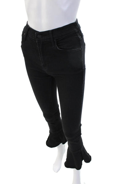 Mother Women Black Flared Jeans Size 25