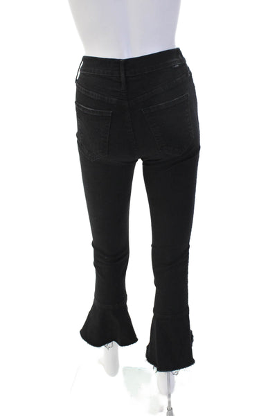 Mother Women Black Flared Jeans Size 25