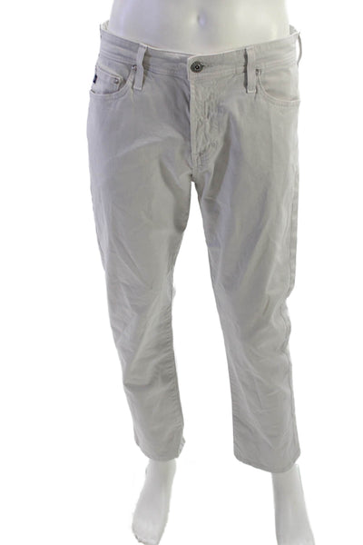 AG Mens Chinos Gray Button Size 33