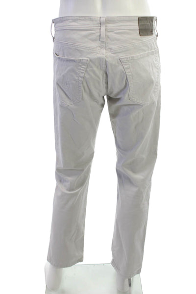 AG Mens Chinos Gray Button Size 33