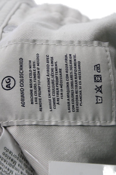 AG Mens Chinos Gray Button Size 33