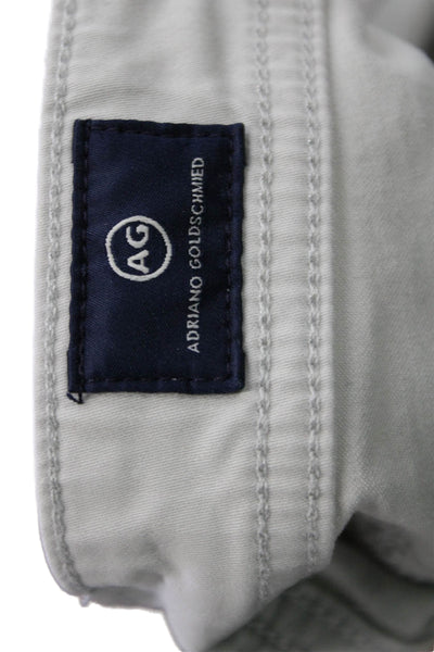 AG Mens Chinos Gray Button Size 33