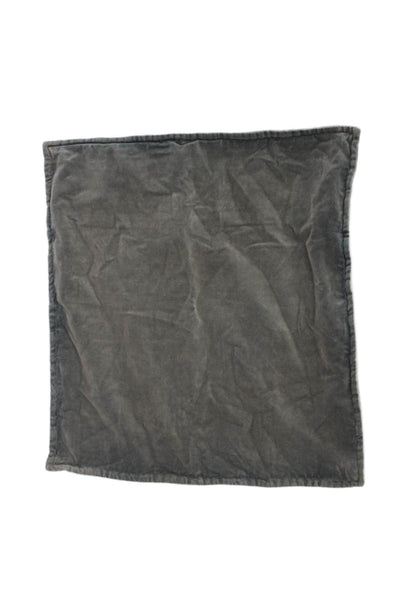 Surya Unisex Adults Cotton Zippered Pillowcase Set of 2 Gray Size 20" x 20"