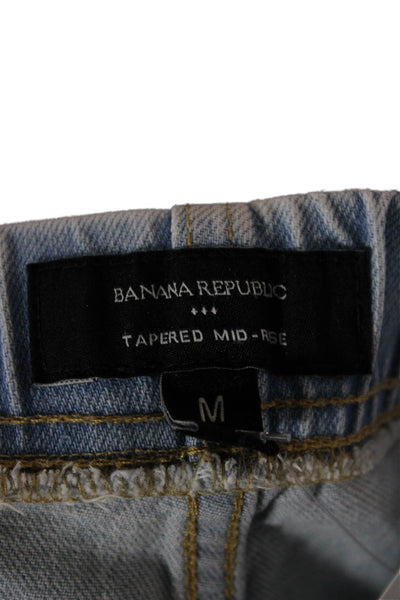 Banana Republic Unisex Cropped Jogger Pants Light Blue Size M