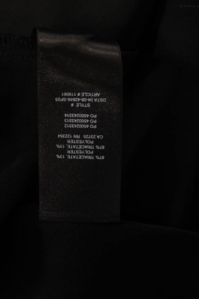 Wilfred Womens Black Maxi Skirt Triacetate Polyester Long Size M