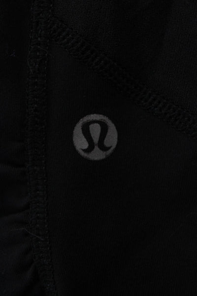 Lululemon Women Black Ankle Leggings Nylon Blend Size 4