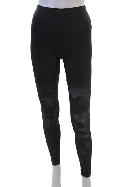 Lululemon Women Black Camouflage Ankle Leggings Size 4