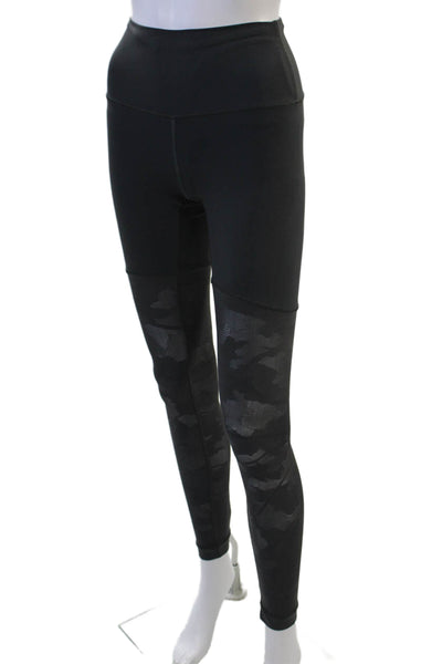 Lululemon Women Black Camouflage Ankle Leggings Size 4