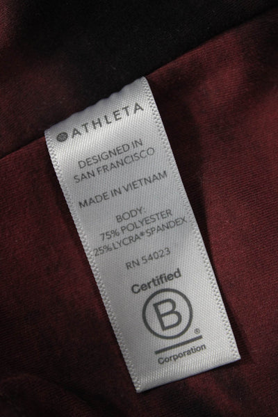 Athleta Womens Ankle Leggings Black Polyester Lycra Size XS