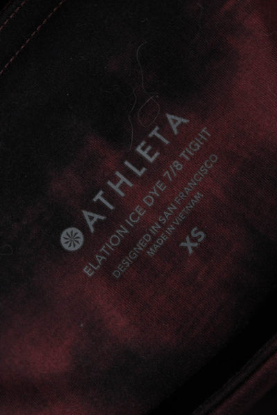 Athleta Womens Ankle Leggings Black Polyester Lycra Size XS