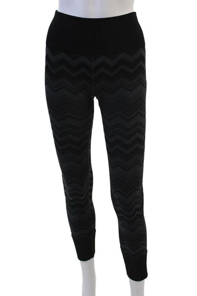 Lululemon Women Ankle Leggings Black Aztec Size 6