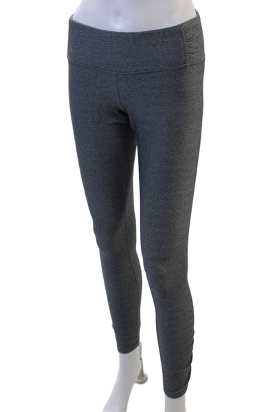 Athleta Women Ankle Herringbone Leggings Dark Gray Size S