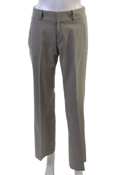 Banana Republic Unisex Chino Dress Pants Gray Cotton Modal Size 0