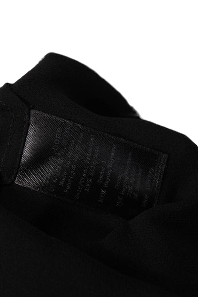 Rag & Bone Womens Black Rayon Tunic Long Sleeve Round Neck Size M