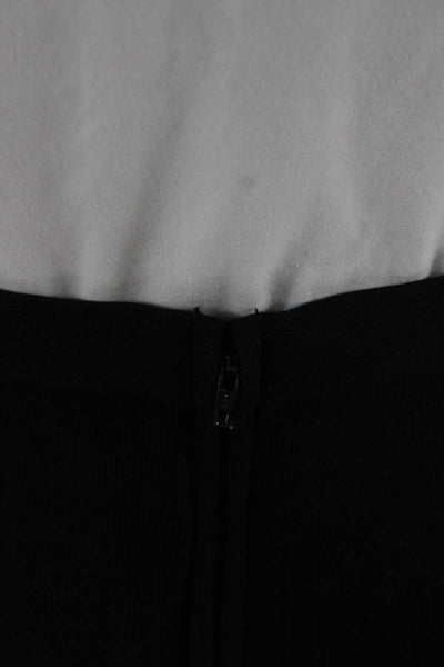 Tadashi Women Black Maxi Skirt Solid Nylon Spandex Size 6