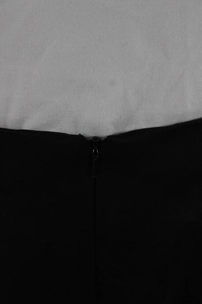 Kay Unger Womens Straight Pencil Skirt Black Knee Length Size 4