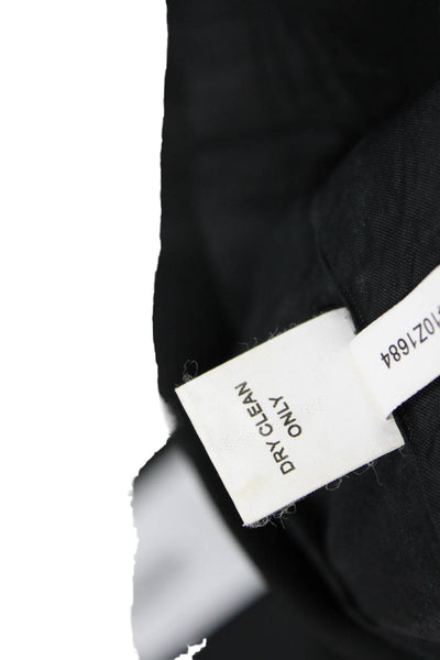 Kay Unger Womens Straight Pencil Skirt Black Knee Length Size 4