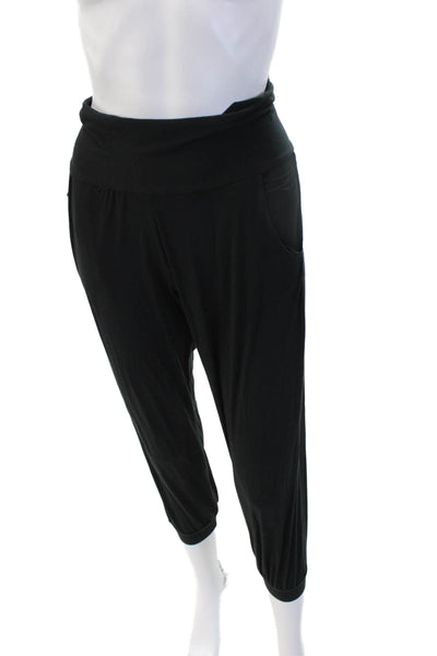 Commando Womens Cropped Harem Pants Black Size S