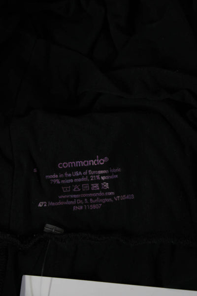 Commando Womens Cropped Harem Pants Black Size S