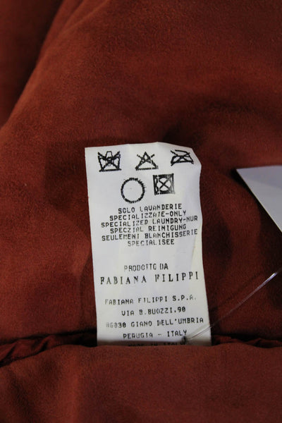 Fabiana Filippi Unisex Brown Ankle Jogger Pants Drawstring Size 26