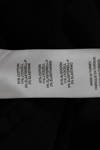 Frame Unisex Cropped High Rise Black Jeans Size 33