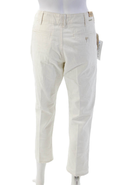 Denim & Supply By Ralph Lauren Womens Cropped Chino Ankle Pants White Size 28