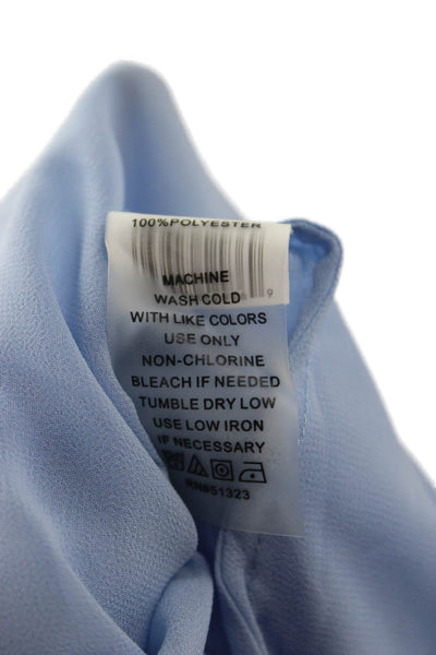 Vince Camuto Women Light Blue Sleeveless Tunic Lyocell Silk Size S