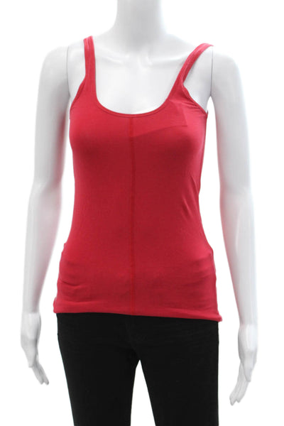 Lululemon Women Red Sleeveless Camisole Nylon Blend Round Neck Size S