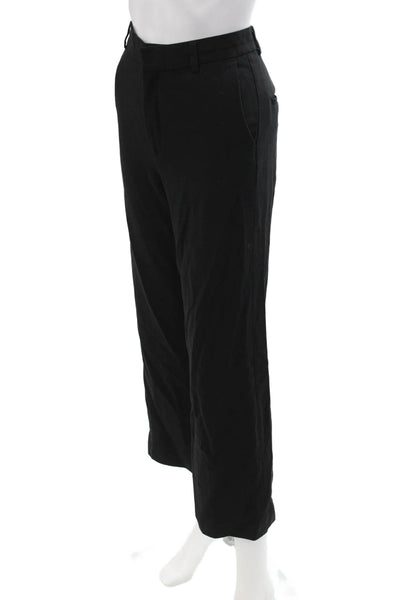Flippa K Women Cropped Dress Pants Black Hook & Eye Size 30