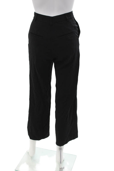 Flippa K Women Cropped Dress Pants Black Hook & Eye Size 30