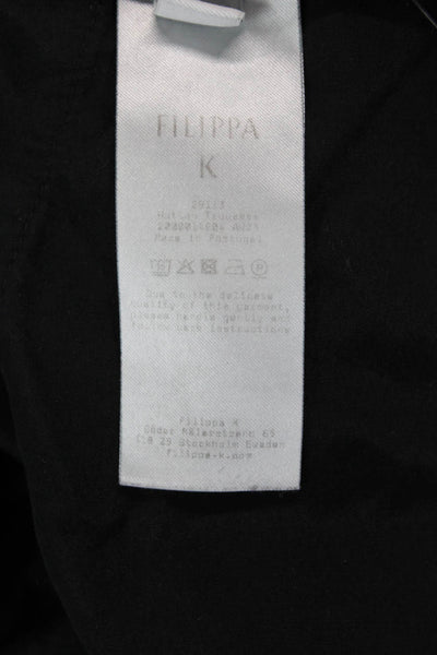 Flippa K Women Cropped Dress Pants Black Hook & Eye Size 30
