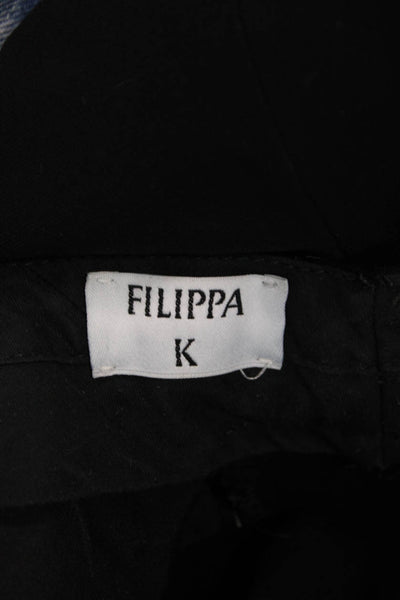 Flippa K Women Cropped Dress Pants Black Hook & Eye Size 30