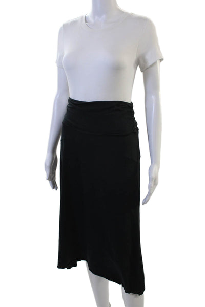Athleta Womens A-Line Skirt Black Knee Length Size XS