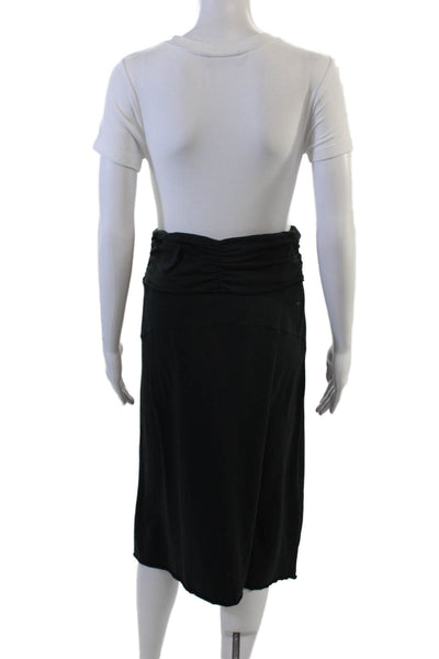Athleta Womens A-Line Skirt Black Knee Length Size XS