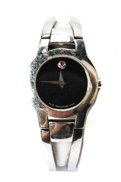 Movado Womens Stainless Steel Amorosa Quartz Watch 24mm