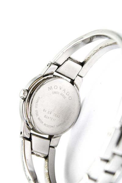 Movado Womens Stainless Steel Amorosa Quartz Watch 24mm