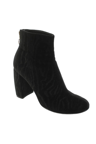 Stella McCartney Womens Velvet Tron To Tower Ankle Boots Black Size 40 10