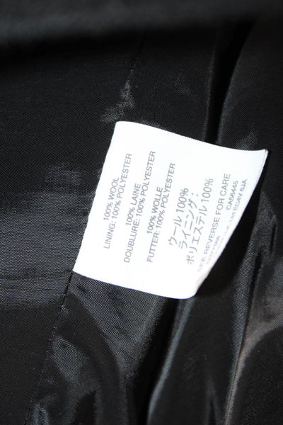 J Crew Women A-Line Skirt Black Wool Size 4