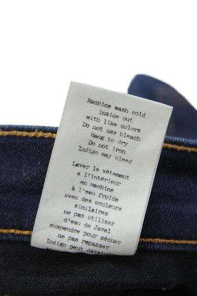 Rag & Bone Jean Women Ankle Skinny High Rise Dark Blue Jeans Size 23