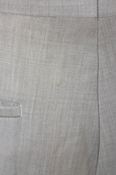 Topman Mens Beige Dress Pants Wool Blend Button Size 34