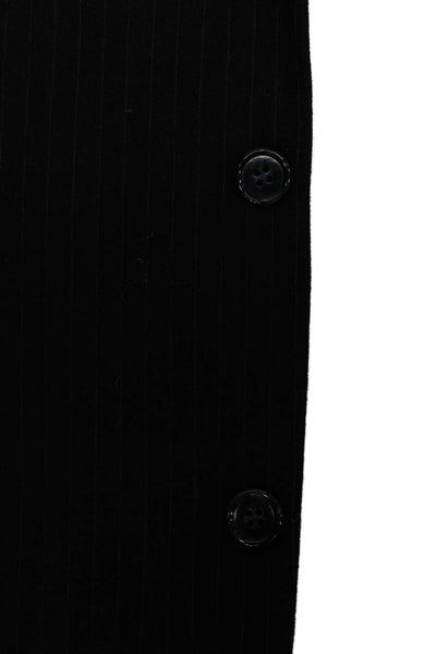 Eagle Clothes Mens 2 Piece DarkBlue WoolBlend Striped Suit Jacket Pants Size 40