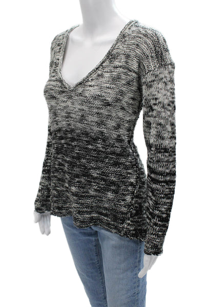 Michael Stars Unisex Black V Neck Pullover Sweater 100% Acrylic Size XS