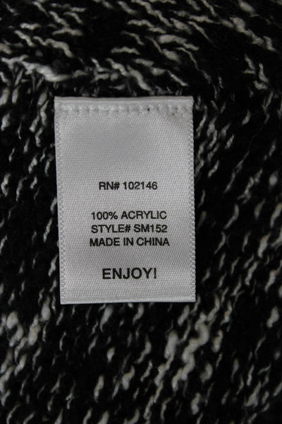 Michael Stars Unisex Black V Neck Pullover Sweater 100% Acrylic Size XS