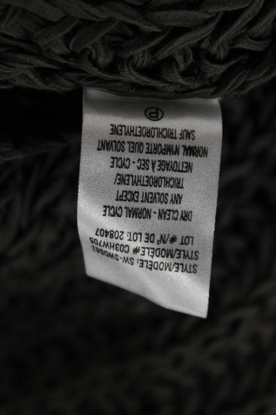 Helmut Lang Unisex Dark Gray V Neck Pullover Sweater Size PP