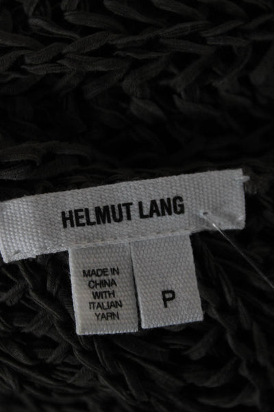 Helmut Lang Unisex Dark Gray V Neck Pullover Sweater Size PP