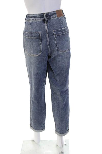 Judy Blue Womens Boyfriend Paperbag High Rise Blue Jeans Size 29