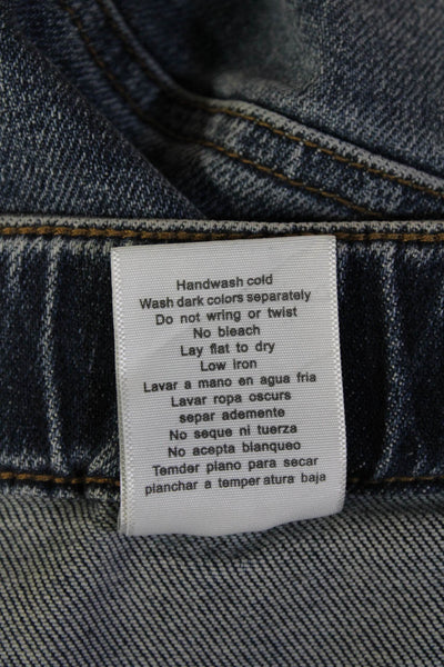 Judy Blue Womens Boyfriend Paperbag High Rise Blue Jeans Size 29