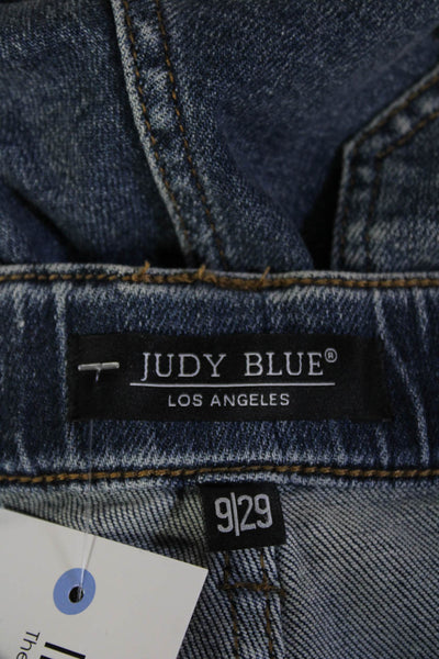 Judy Blue Womens Boyfriend Paperbag High Rise Blue Jeans Size 29